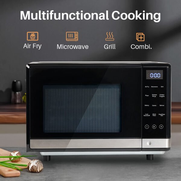 4-in-1 17L High Power 3000W Countertop Air Fry Microwave Oven, Air Fry/Microwave/Grill/Combi. All-in-one Appliance
