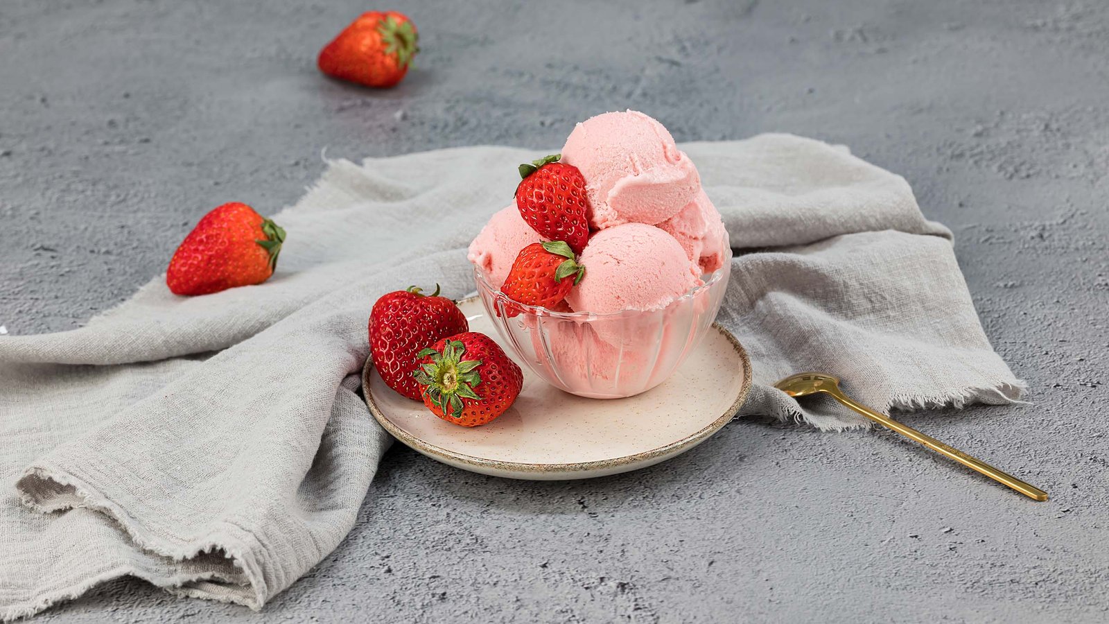 Strawberry Vanilla Ice Cream