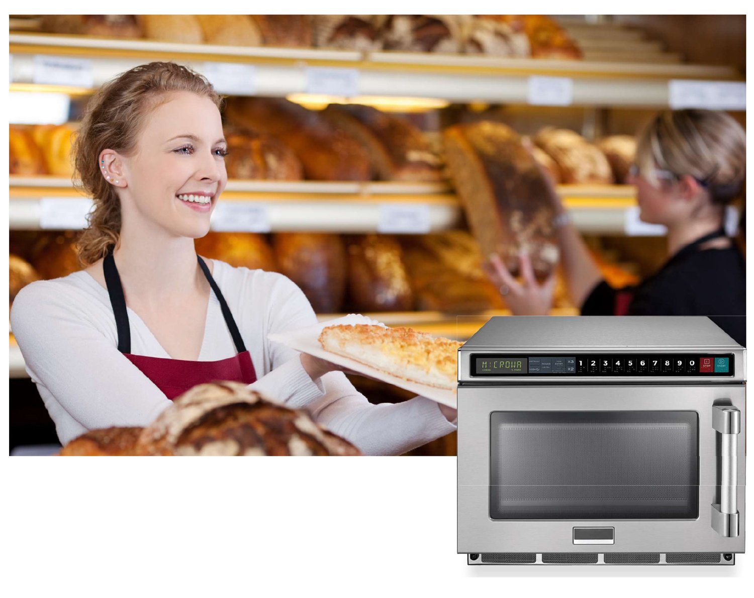 commercial microwave oven