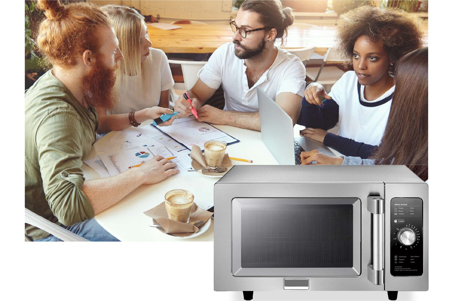 commercial microwave oven