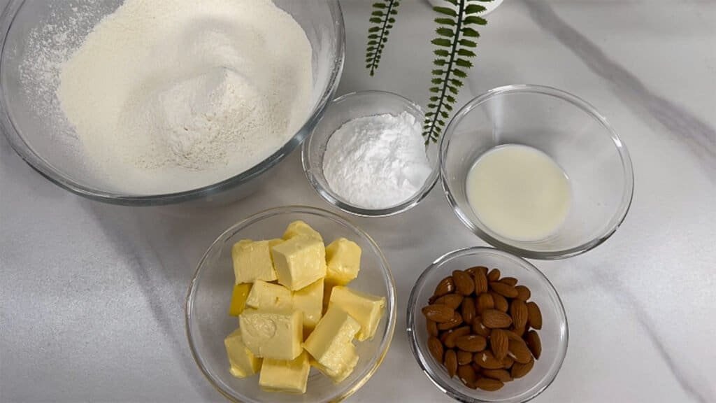 Almond Shortbread Cookies