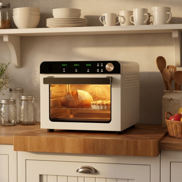 250°C 3 Tray Counter Top Electric Indoor Bakery Pizza Commercial Convection Oven - Image 4
